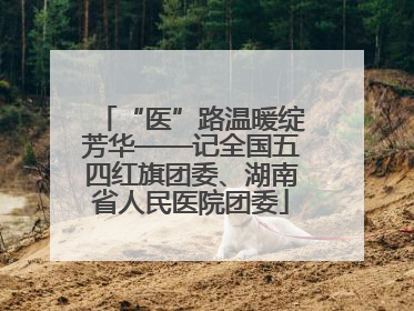 “医”路温暖绽芳华——记全国五四红旗团委、湖南省人民医院团委
