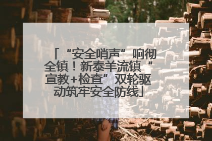 “安全哨声”响彻全镇！新泰羊流镇“宣教+检查”双轮驱动筑牢安全防线