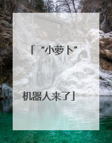 “小萝卜”机器人来了