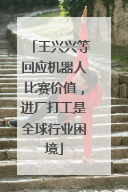 王兴兴等回应机器人比赛价值，进厂打工是全球行业困境
