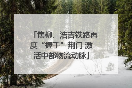 焦柳、浩吉铁路再度“握手”荆门 激活中部物流动脉