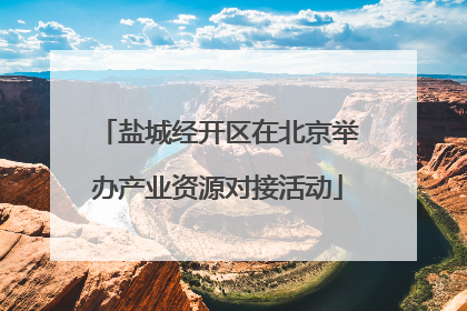 盐城经开区在北京举办产业资源对接活动