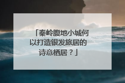 秦岭腹地小城何以打造银发旅居的诗意栖居？