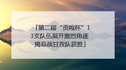 第二届“贡嘎杯”13支队伍展开激烈角逐 揭幕战甘孜队获胜