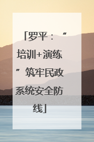 罗平：“培训+演练”筑牢民政系统安全防线