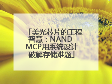美光芯片的工程智慧：NAND MCP用系统设计破解存储难题