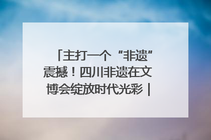 主打一个“非遗”震撼！四川非遗在文博会绽放时代光彩｜文博向“新”