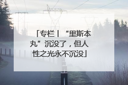 专栏丨“里斯本丸”沉没了，但人性之光永不沉没