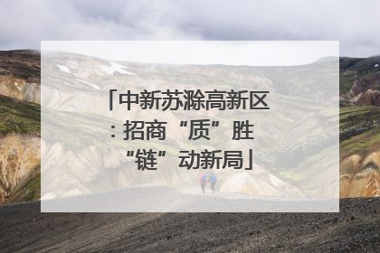 中新苏滁高新区：招商“质”胜 “链”动新局