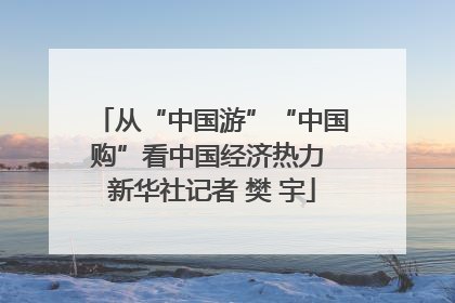 从“中国游”“中国购”看中国经济热力 新华社记者 樊 宇