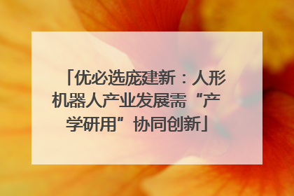 优必选庞建新：人形机器人产业发展需“产学研用”协同创新