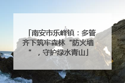 南安市乐峰镇：多管齐下筑牢森林“防火墙”，守护绿水青山