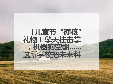 儿童节“硬核”礼物！擎天柱击掌，机器狗空翻……这所学校把未来科技搬进校园