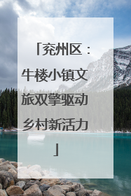 兖州区：牛楼小镇文旅双擎驱动乡村新活力