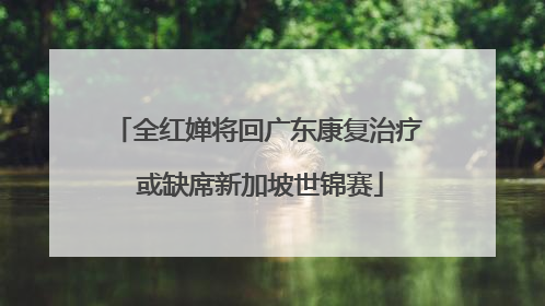 全红婵将回广东康复治疗 或缺席新加坡世锦赛