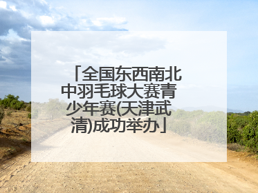 全国东西南北中羽毛球大赛青少年赛(天津武清)成功举办