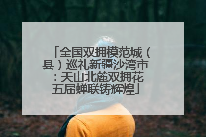 全国双拥模范城（县）巡礼新疆沙湾市：天山北麓双拥花 五届蝉联铸辉煌