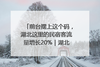 前台摆上这个码，湖北这里的民宿客流量增长20%｜湖北市场监管所的故事