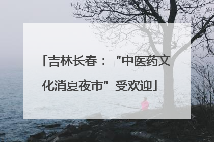 吉林长春：“中医药文化消夏夜市”受欢迎