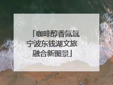 咖啡醇香氤氲宁波东钱湖文旅融合新图景