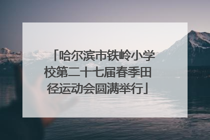 哈尔滨市铁岭小学校第二十七届春季田径运动会圆满举行