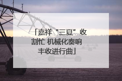 嘉祥“三夏”收割忙 机械化奏响丰收进行曲