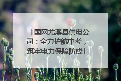 国网尤溪县供电公司：全力护航中考，筑牢电力保障防线
