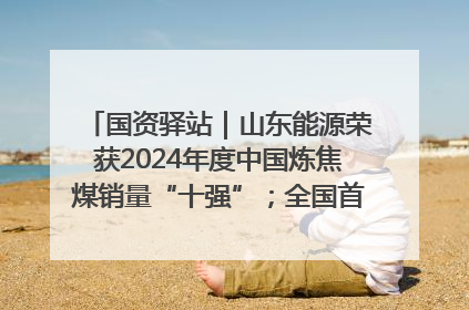 国资驿站｜山东能源荣获2024年度中国炼焦煤销量“十强”；全国首例铁路盖上智慧物流园钢结构主体完工