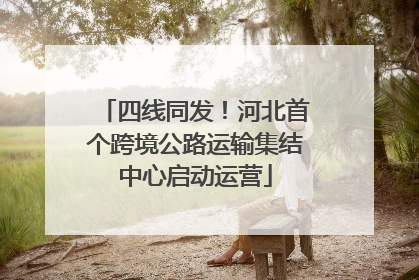 四线同发！河北首个跨境公路运输集结中心启动运营