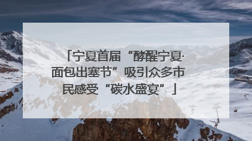 宁夏首届“酵醒宁夏·面包出塞节”吸引众多市民感受“碳水盛宴”