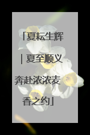 夏耘生辉｜夏至顺义奔赴浓浓麦香之约