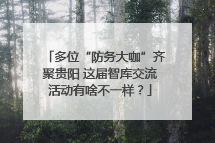 多位“防务大咖”齐聚贵阳 这届智库交流活动有啥不一样？