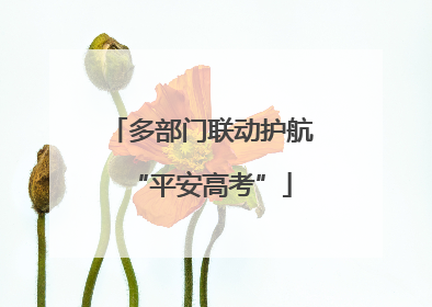 多部门联动护航“平安高考”