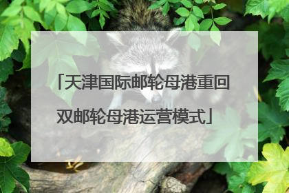 天津国际邮轮母港重回双邮轮母港运营模式