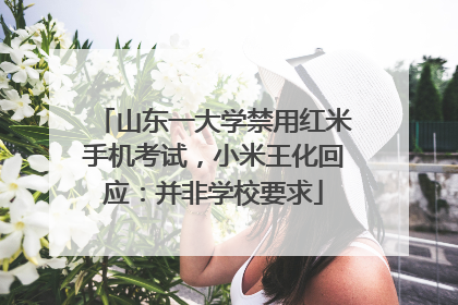 山东一大学禁用红米手机考试，小米王化回应：并非学校要求