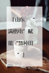 山东：“满格电”赋能“慧种田”