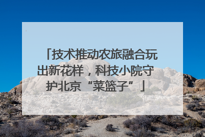 技术推动农旅融合玩出新花样，科技小院守护北京“菜篮子”