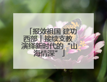 报效祖国 建功西部丨接续支教 演绎新时代的“山海情深”
