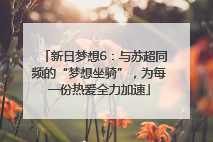 新日梦想6：与苏超同频的“梦想坐骑”，为每一份热爱全力加速