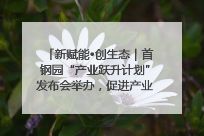 新赋能•创生态｜首钢园“产业跃升计划”发布会举办，促进产业合作交流走深走实
