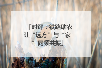 时评：铁路助农让“远方”与“家”同频共振