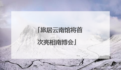 旅居云南馆将首次亮相南博会