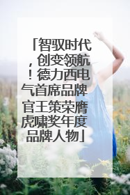 智驭时代，创变领航！德力西电气首席品牌官王策荣膺虎啸奖年度品牌人物