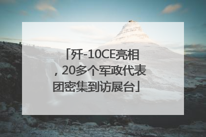 歼-10CE亮相，20多个军政代表团密集到访展台