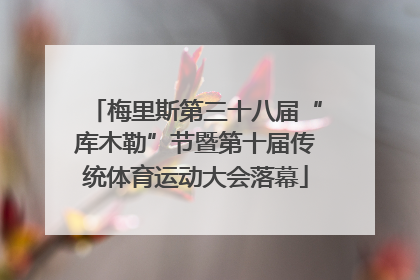 梅里斯第三十八届“库木勒”节暨第十届传统体育运动大会落幕