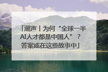 潮声丨为何“全球一半AI人才都是中国人”？答案或在这些故事中