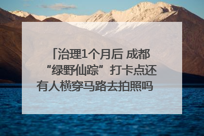 治理1个月后 成都“绿野仙踪”打卡点还有人横穿马路去拍照吗？｜民情瞭望
