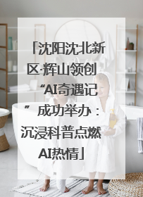 沈阳沈北新区·辉山领创“AI奇遇记”成功举办：沉浸科普点燃AI热情