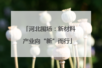 河北围场：新材料产业向“新”而行