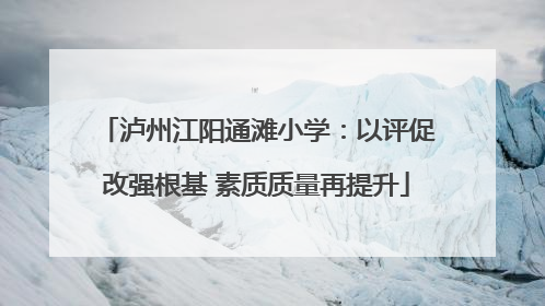 泸州江阳通滩小学：以评促改强根基 素质质量再提升